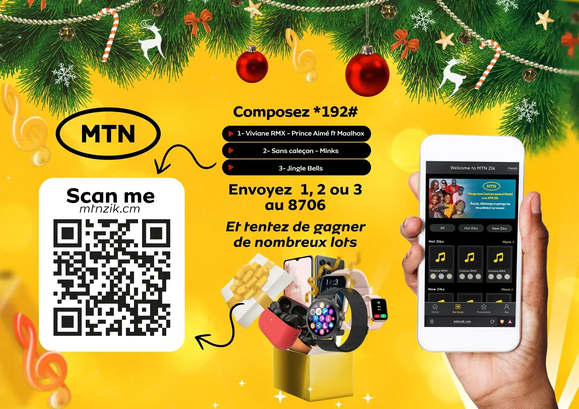 Poster Chrismas Campaign MTNZIK