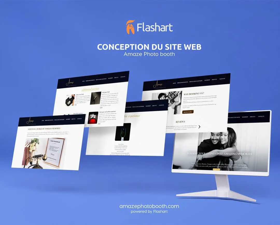 Image site web de AMAZEPHOTOBOOTH